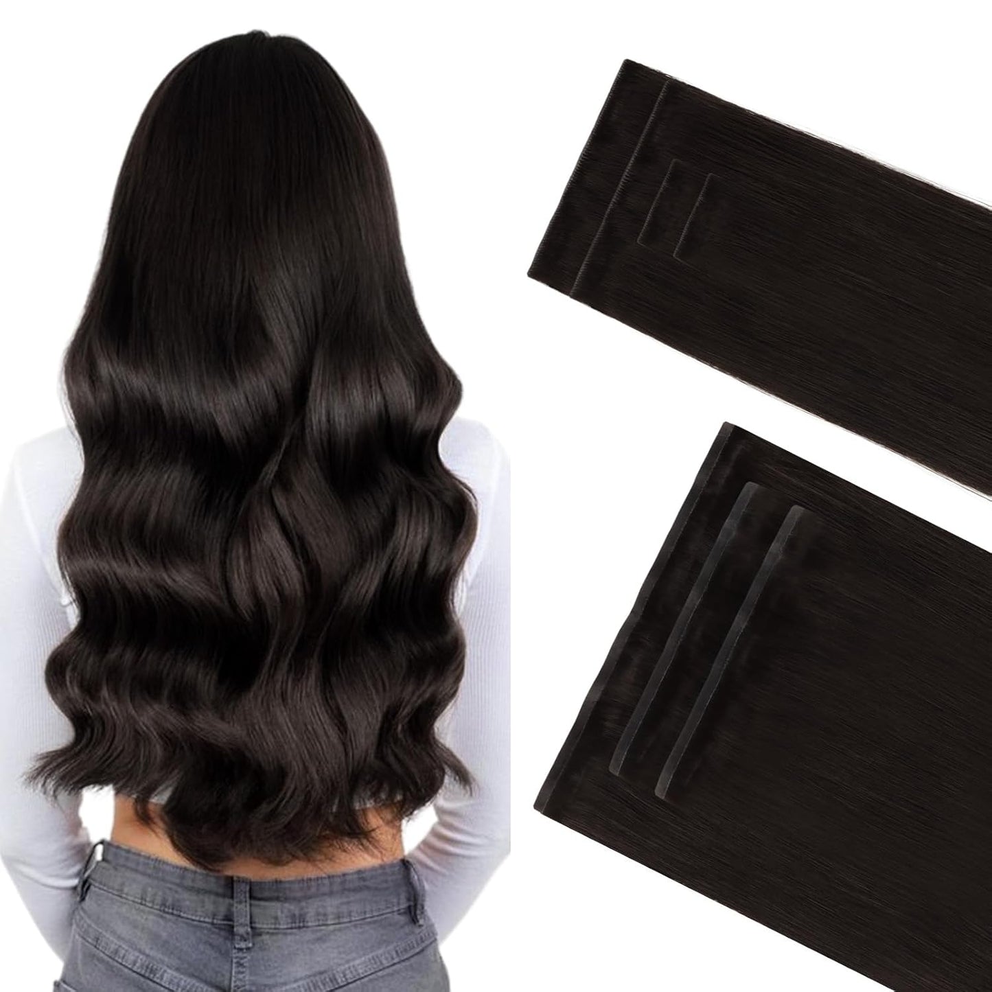 GOO GOO Invisi Edge Clip in Hair Extensions for Effortless Style