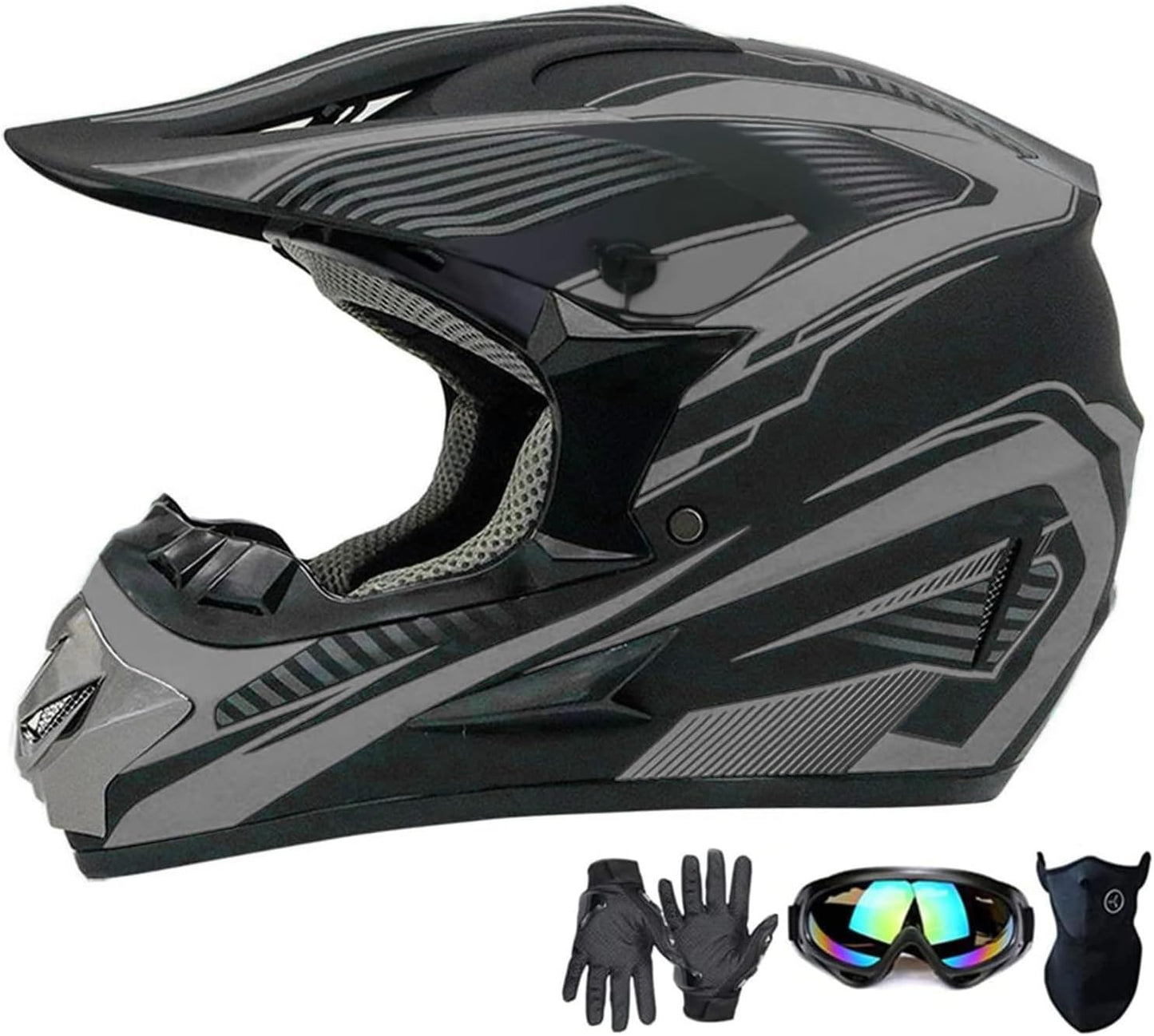 Motocross Helmet for Youth & Adult ATV Dirt Bike Safety Gear