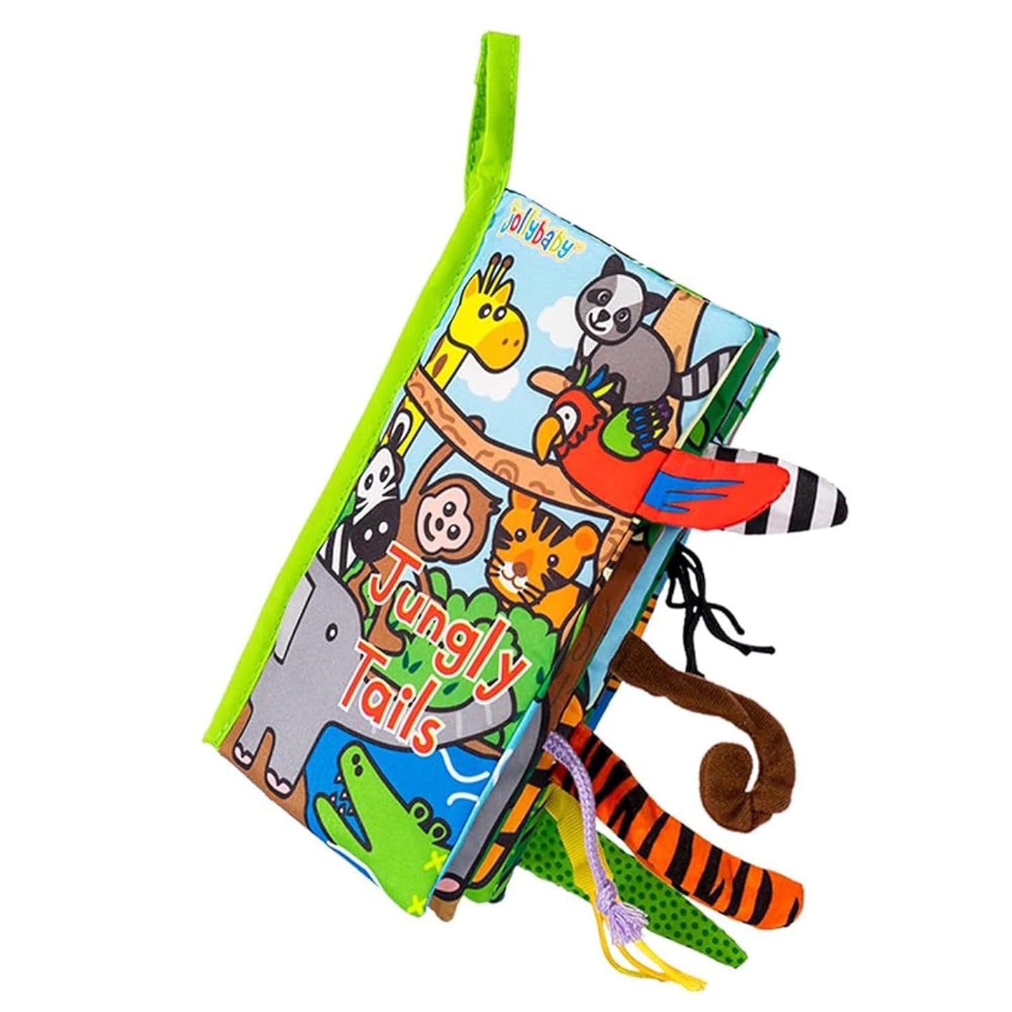 Sensory Jungle Tails Crinkle Book for 0-6 Months