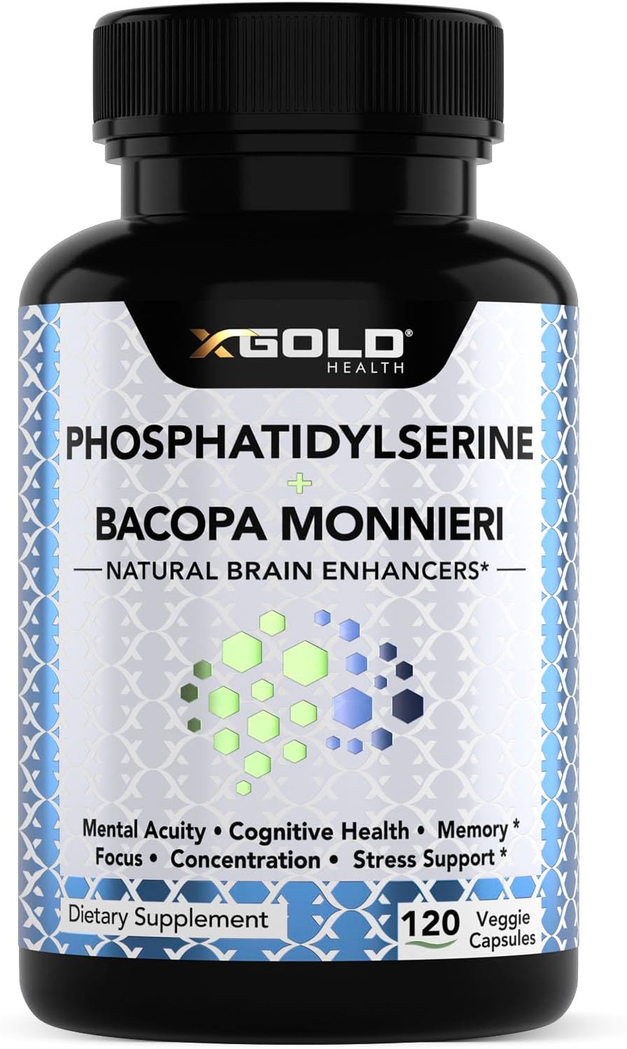 PhosphatidylSerine & Bacopa Monnieri 800 mg Nootropic Supplement