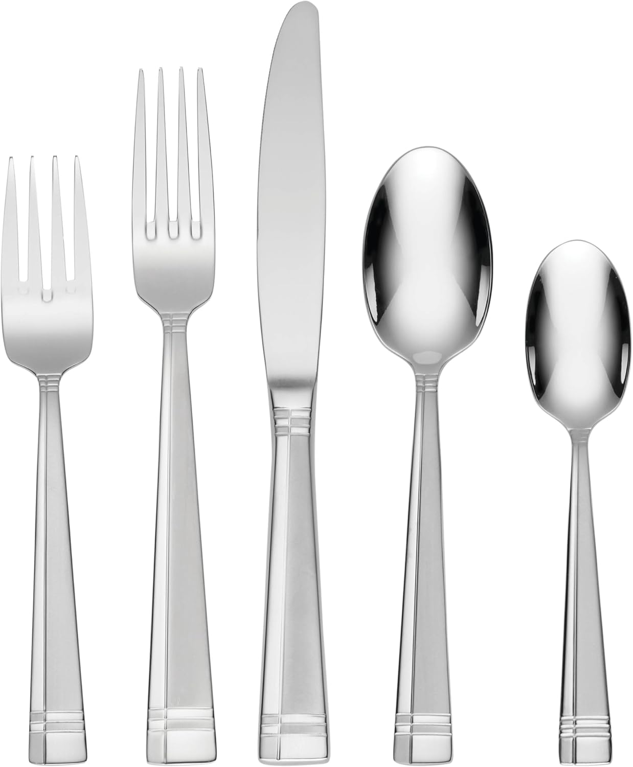 Oneida Amsterdam 45 Piece Flatware Set for Elegant Dining