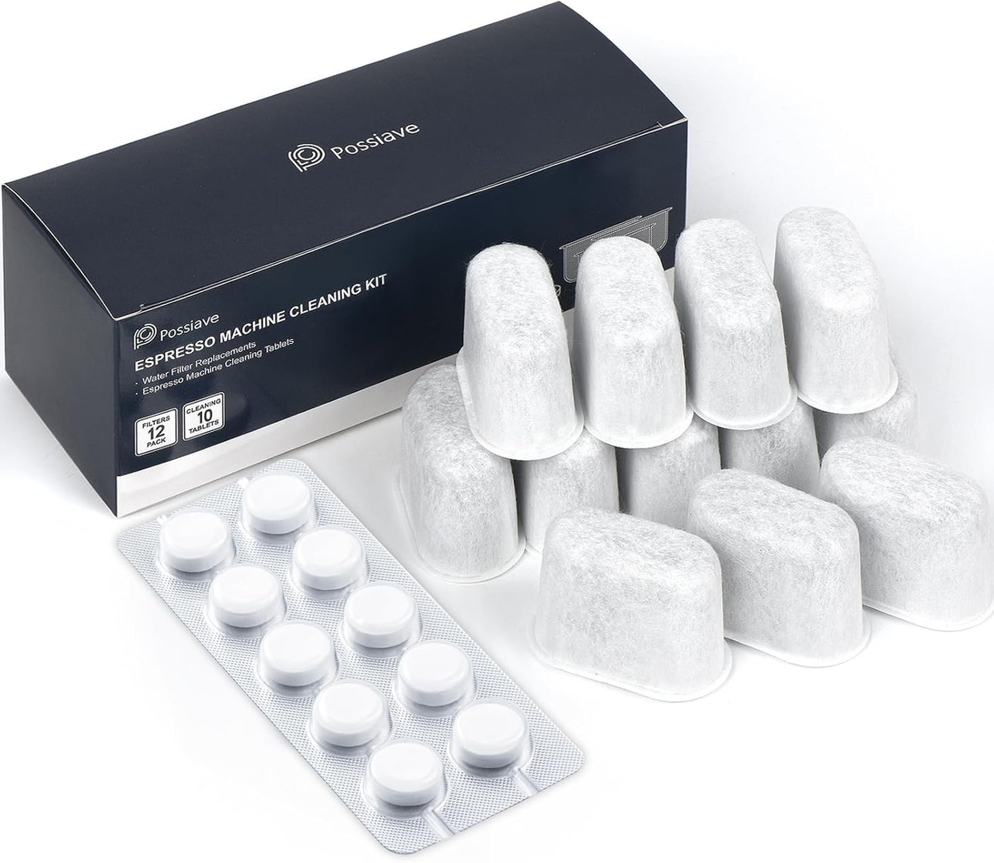 Breville Espresso Machine Cleaner Combo - 10 Tablets + 12 Filters