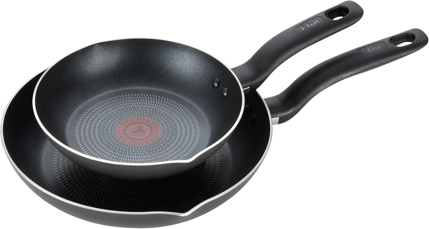 T-Fal Initiatives Non Stick Fry Pan Set for Effortless Cooking