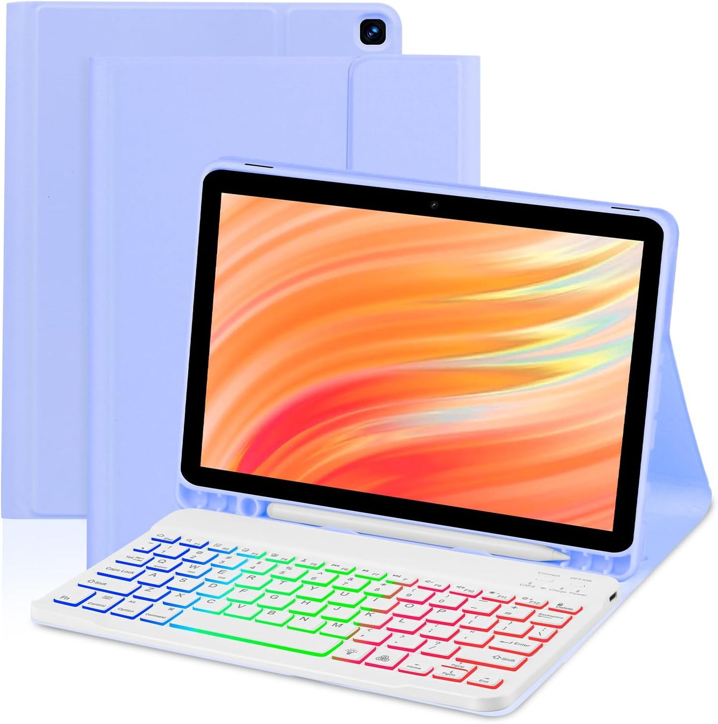 Tablet Case with Keyboard for Kindle Fire HD 10 Plus 11/13th Gen