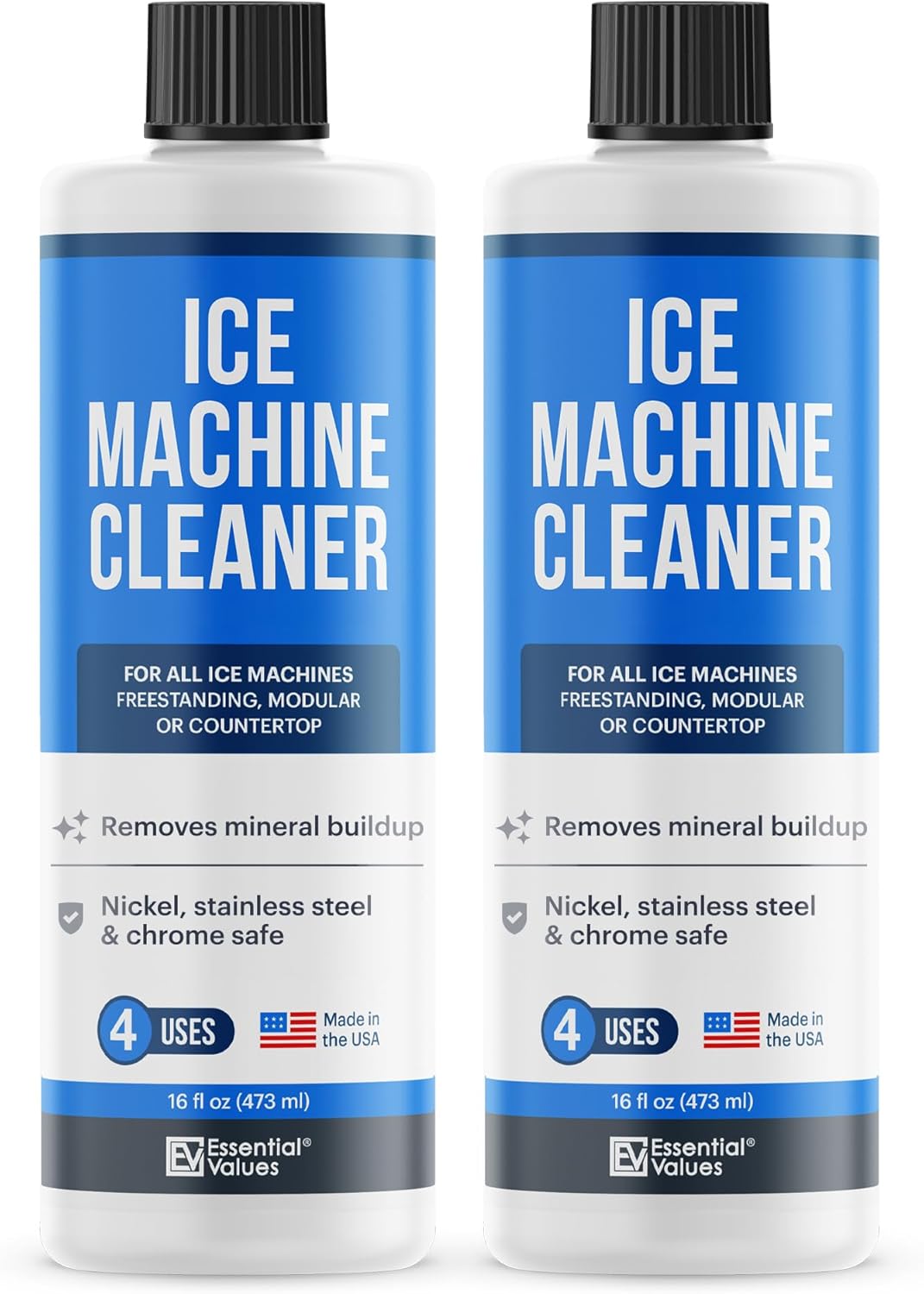 Nickel-Safe Ice Machine Cleaner 2-Pack | USA Made