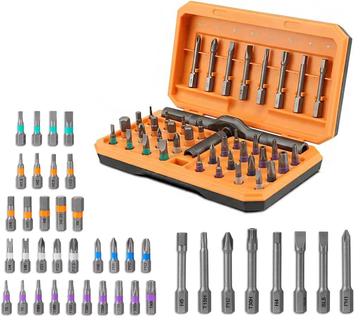 42 in 1 Magnetic Screwdriver Set for Electronics and Repairs
