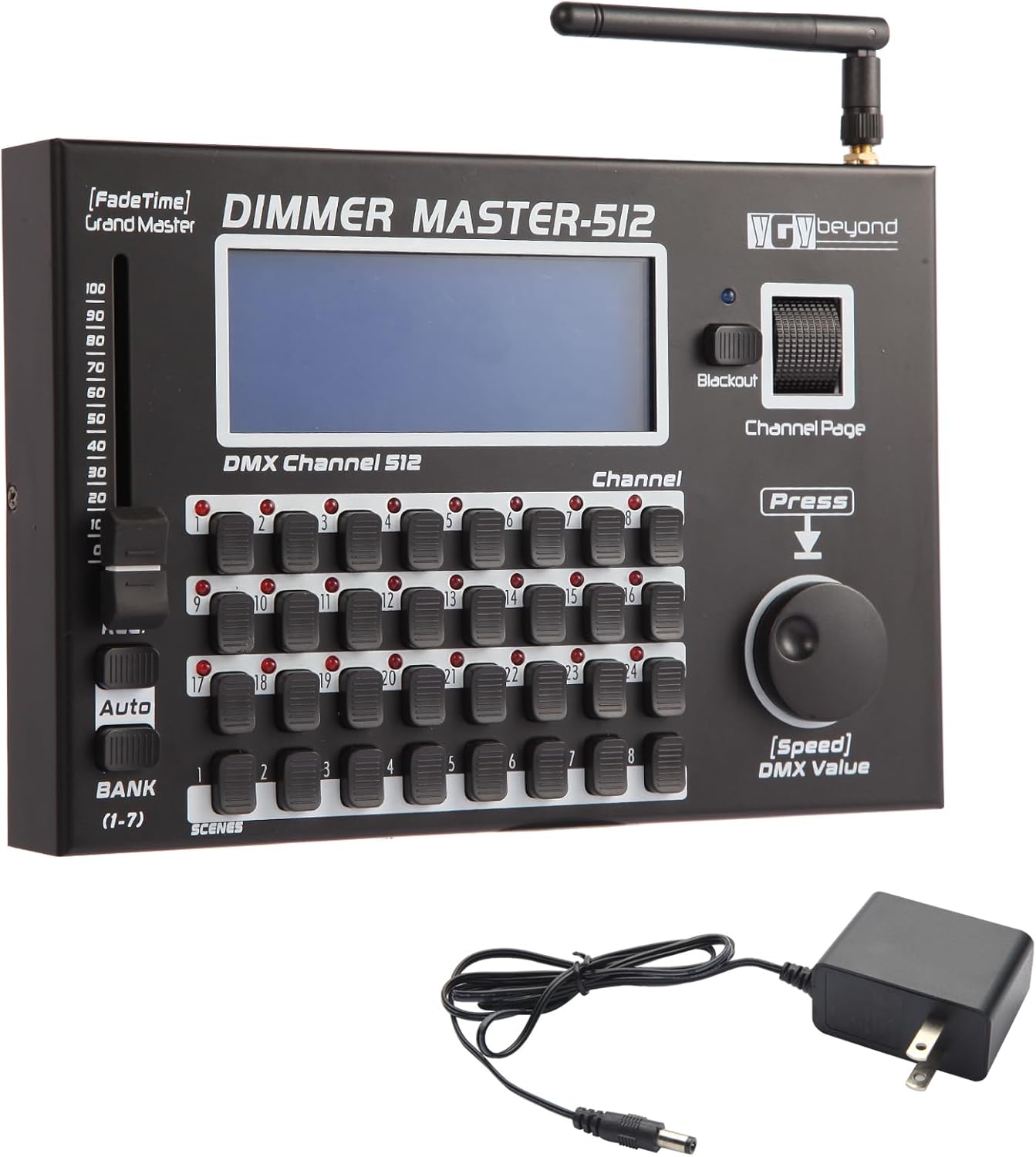 Wireless DMX Controller for Stage Lighting and Events