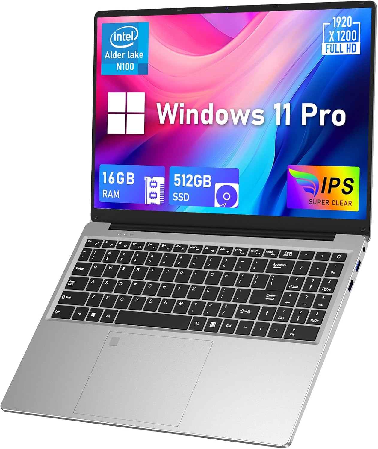 16 Inch Gaming Laptop with 16GB RAM and 512GB SSD for All Needs