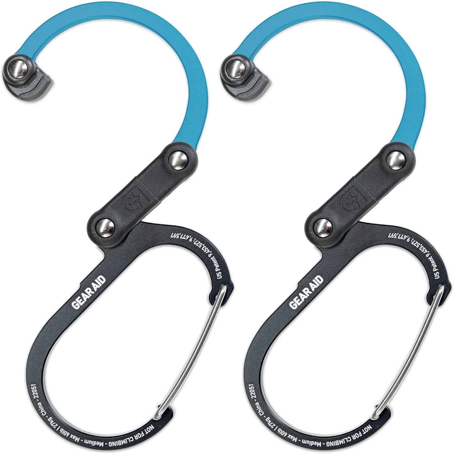 GEAR AID HEROCLIP 360 Swivel Carabiner Gear Clip for Camping