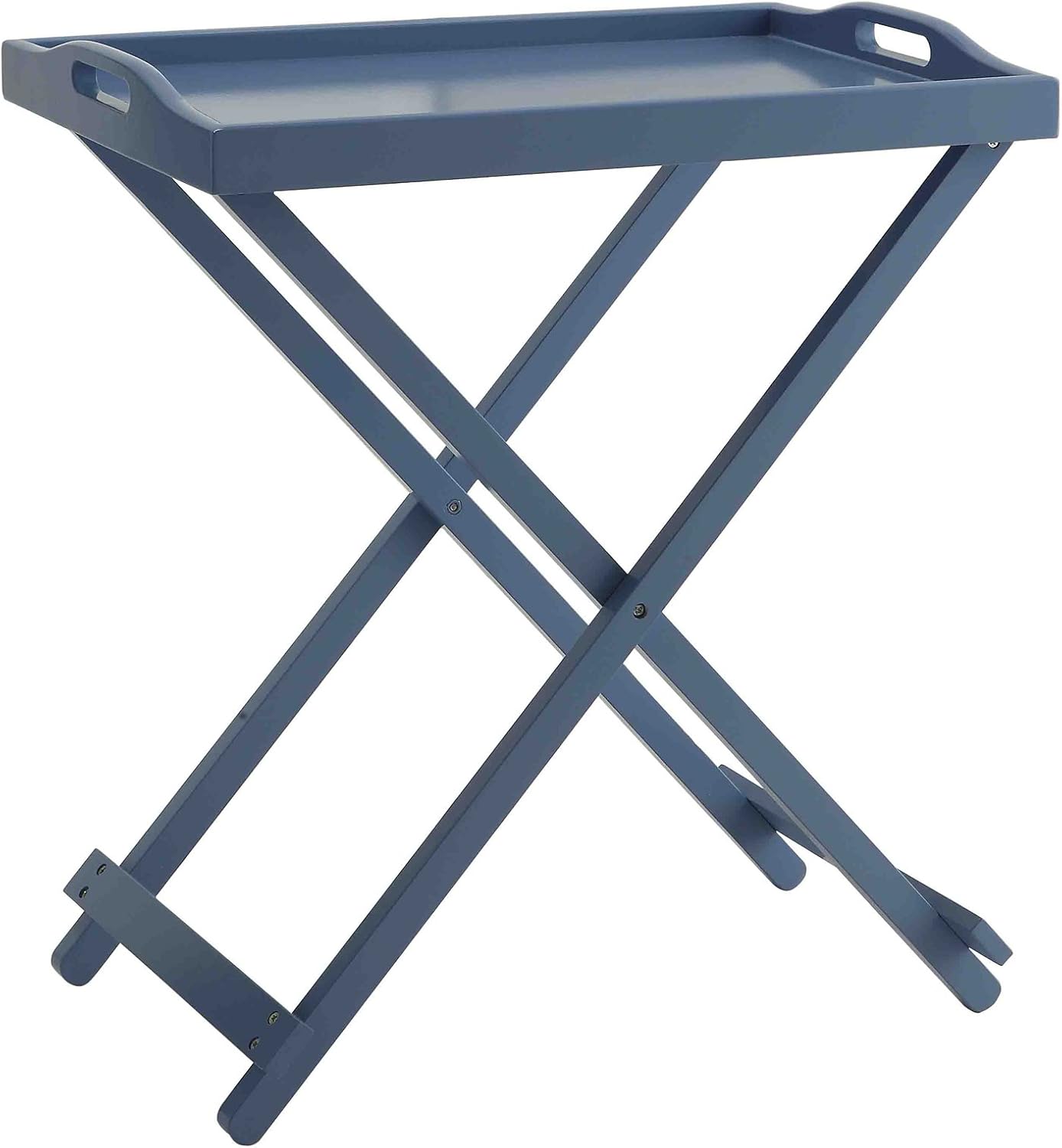 Portable Blue Tray Table for Ultimate Convenience