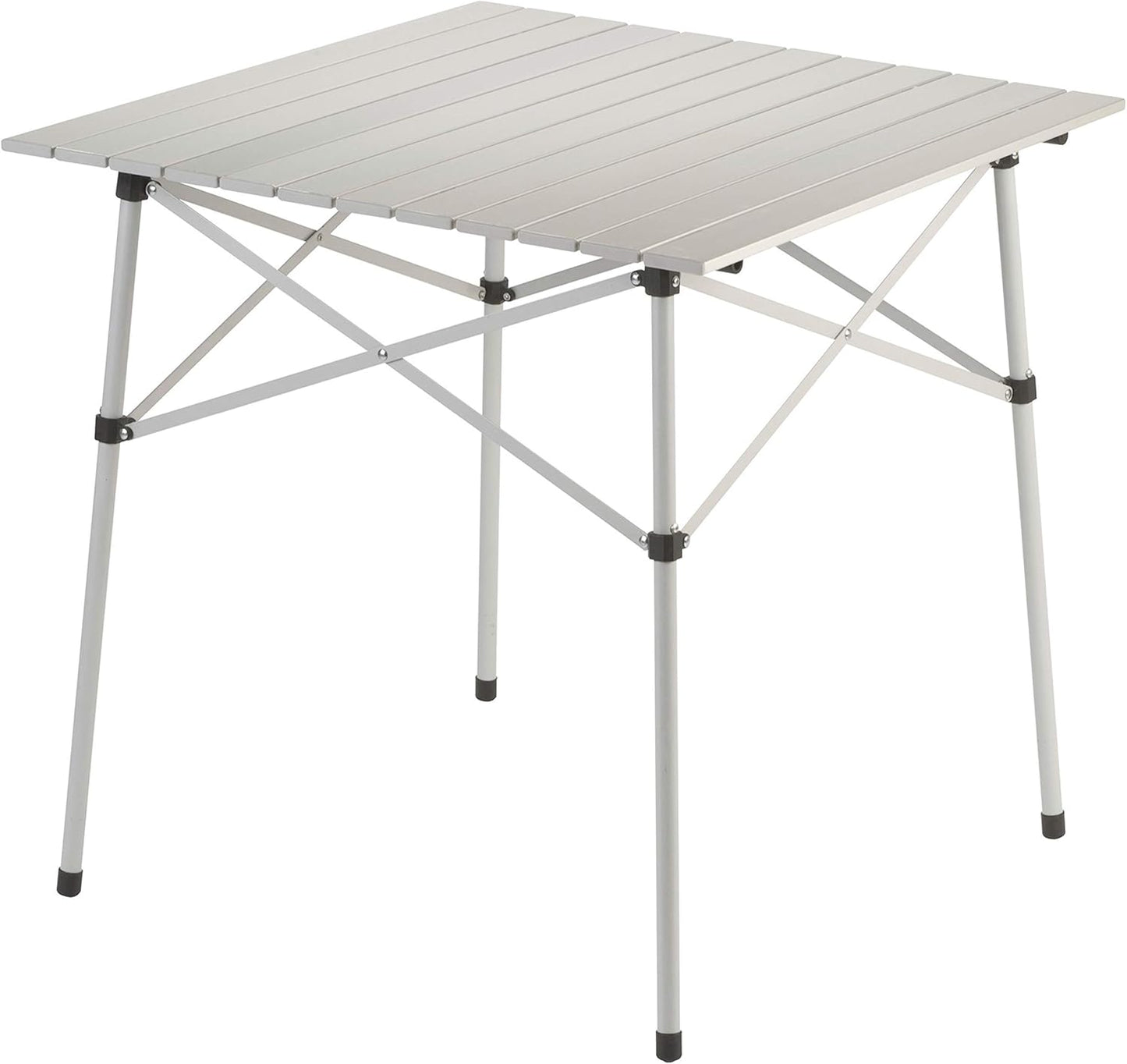 Compact Coleman Camping Table for 4, Aluminum, Snap Design