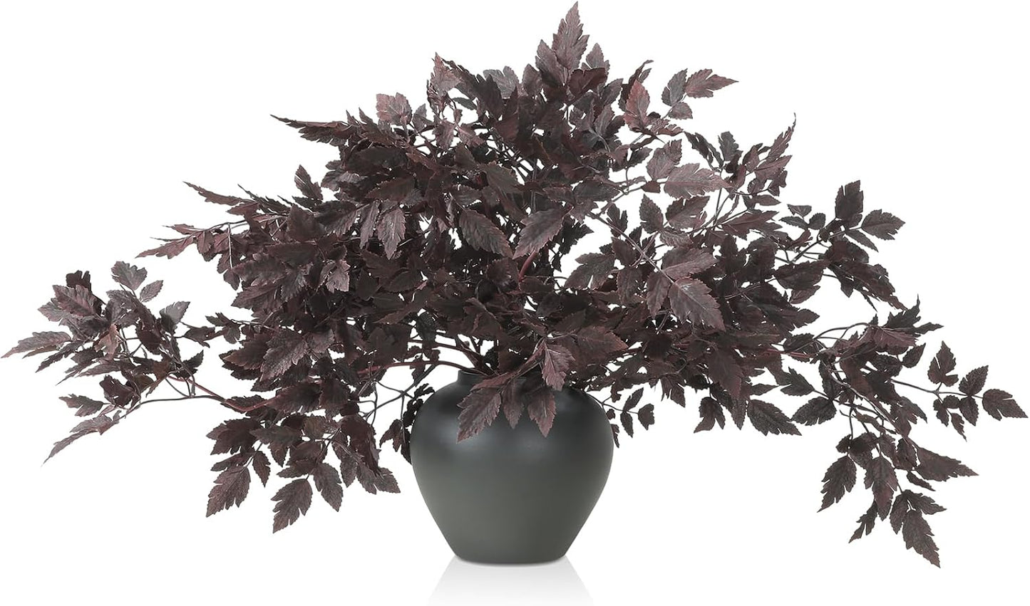 Artificial Cimicifuga Plant Leaf Spray for Autumn Decor