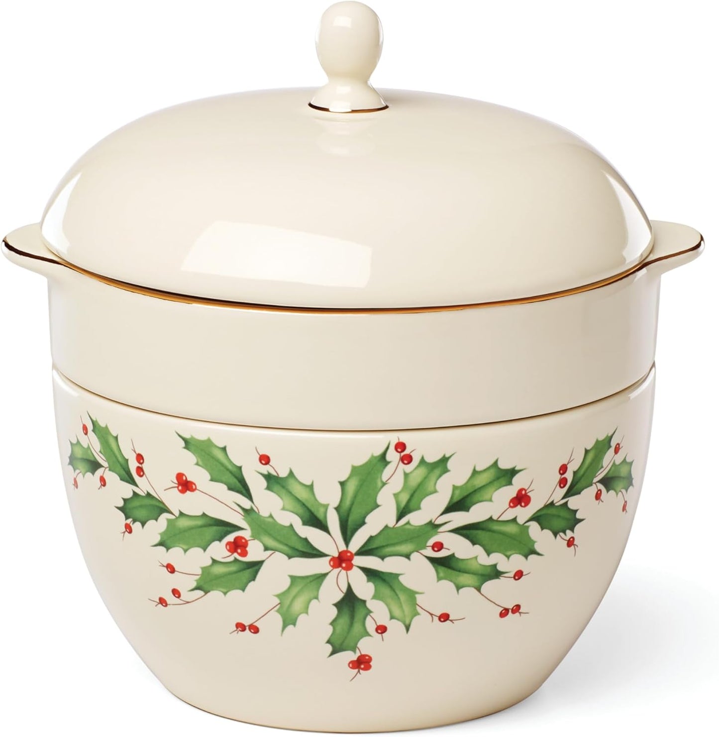 Lenox Holiday Stackable Bowl Set for Effortless Christmas Hosting