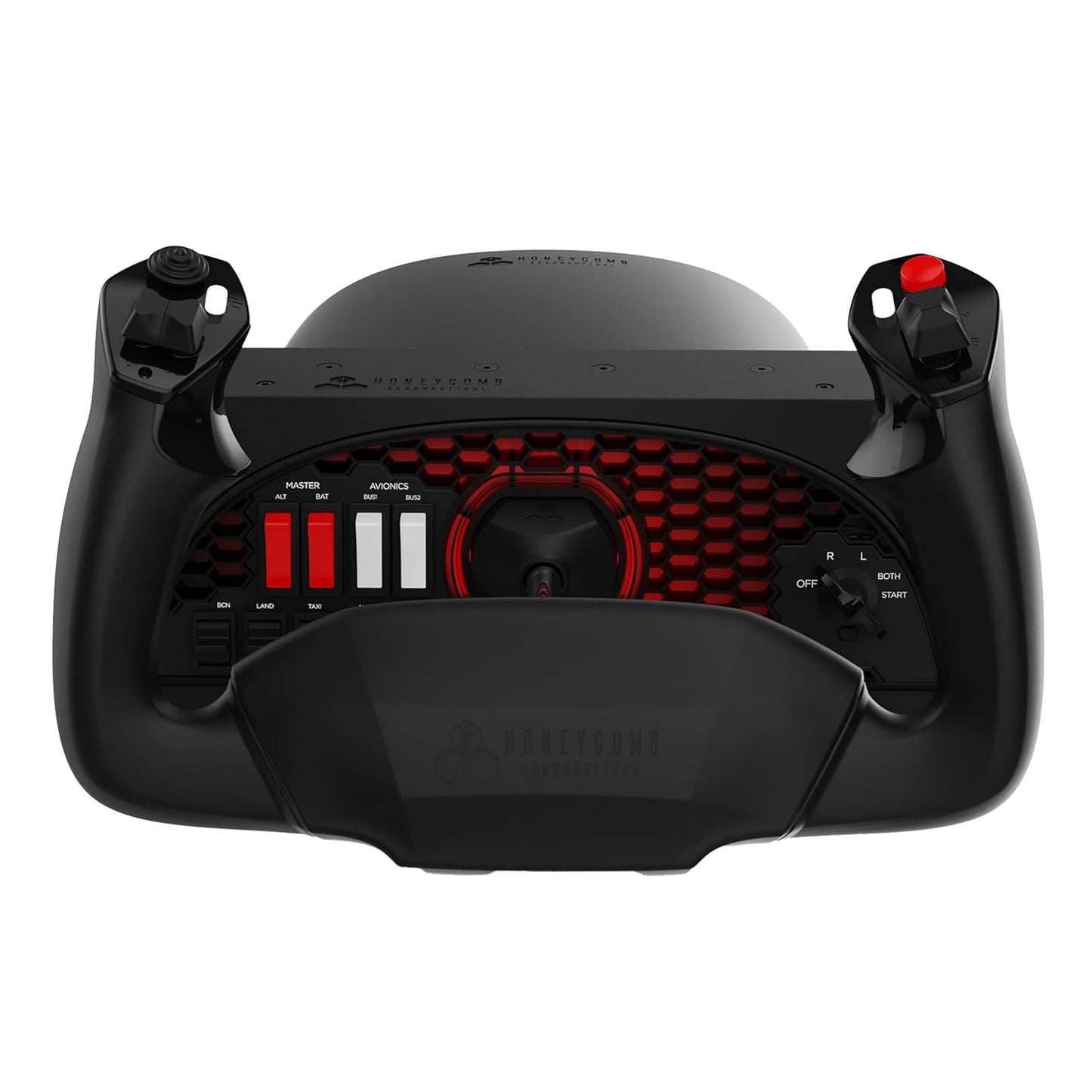 Honeycomb Alpha Flight Controls Yoke & Switch Panel for Simulators