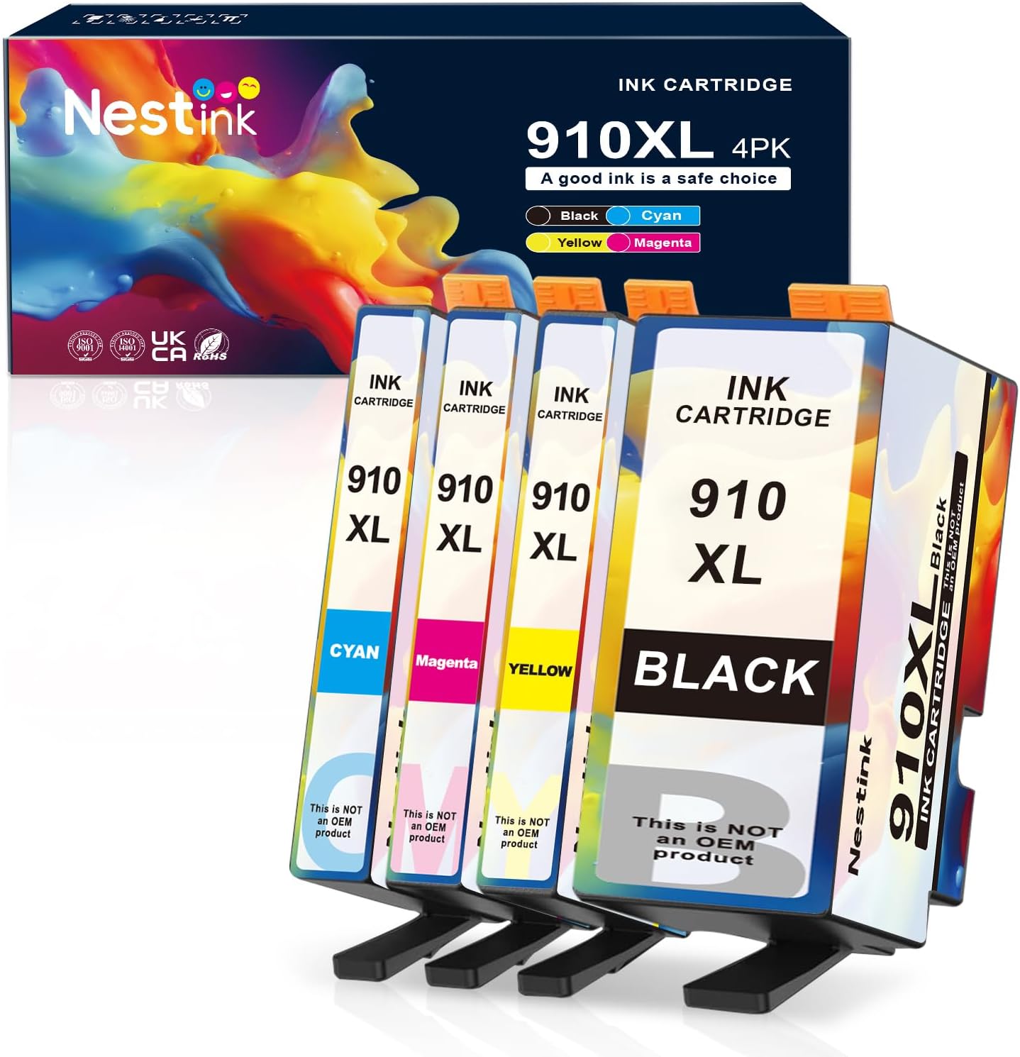 910XL Ink Cartridges Combo Pack for HP OfficeJet Pro Printers