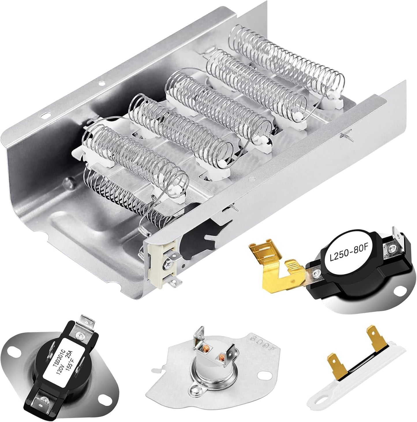 Heating Element for Whirlpool and Kenmore Dryers - Reliable Parts