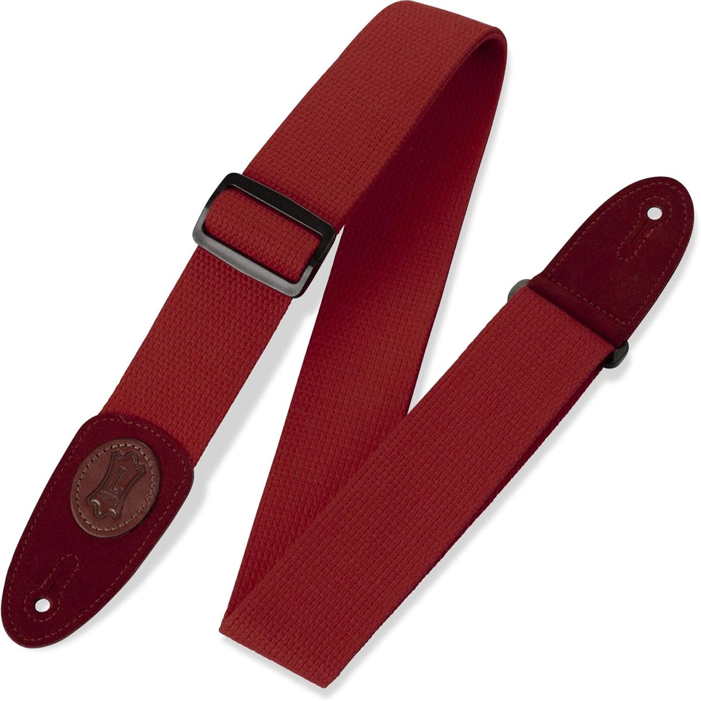 Levy's Red Cotton Guitar Strap for Ultimate Comfort
