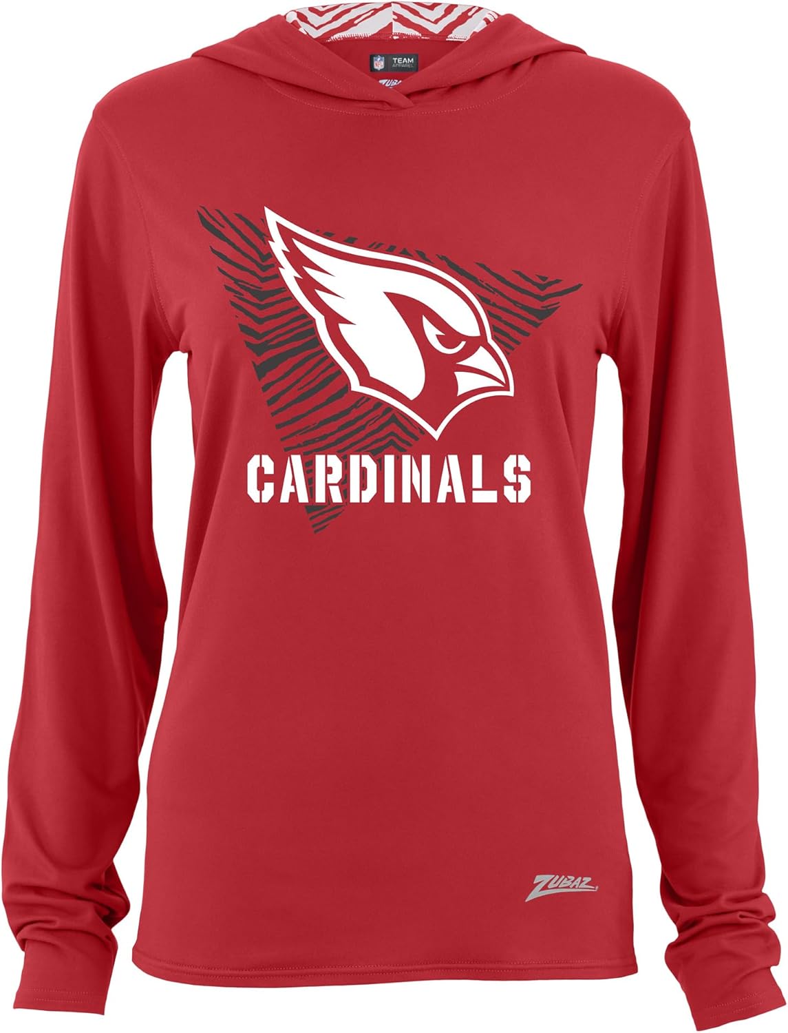 NFL Women's Lightweight Hoodie with Lined Hood for Comfort