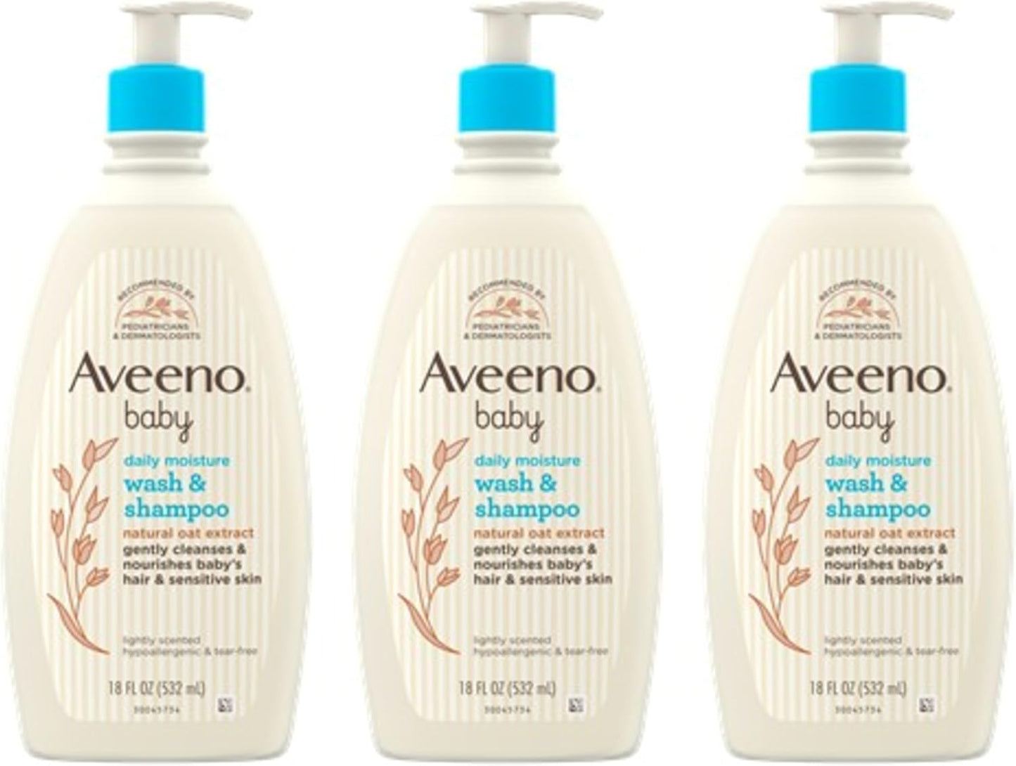 Aveeno Baby Gentle Body Wash & Shampoo for Sensitive Skin