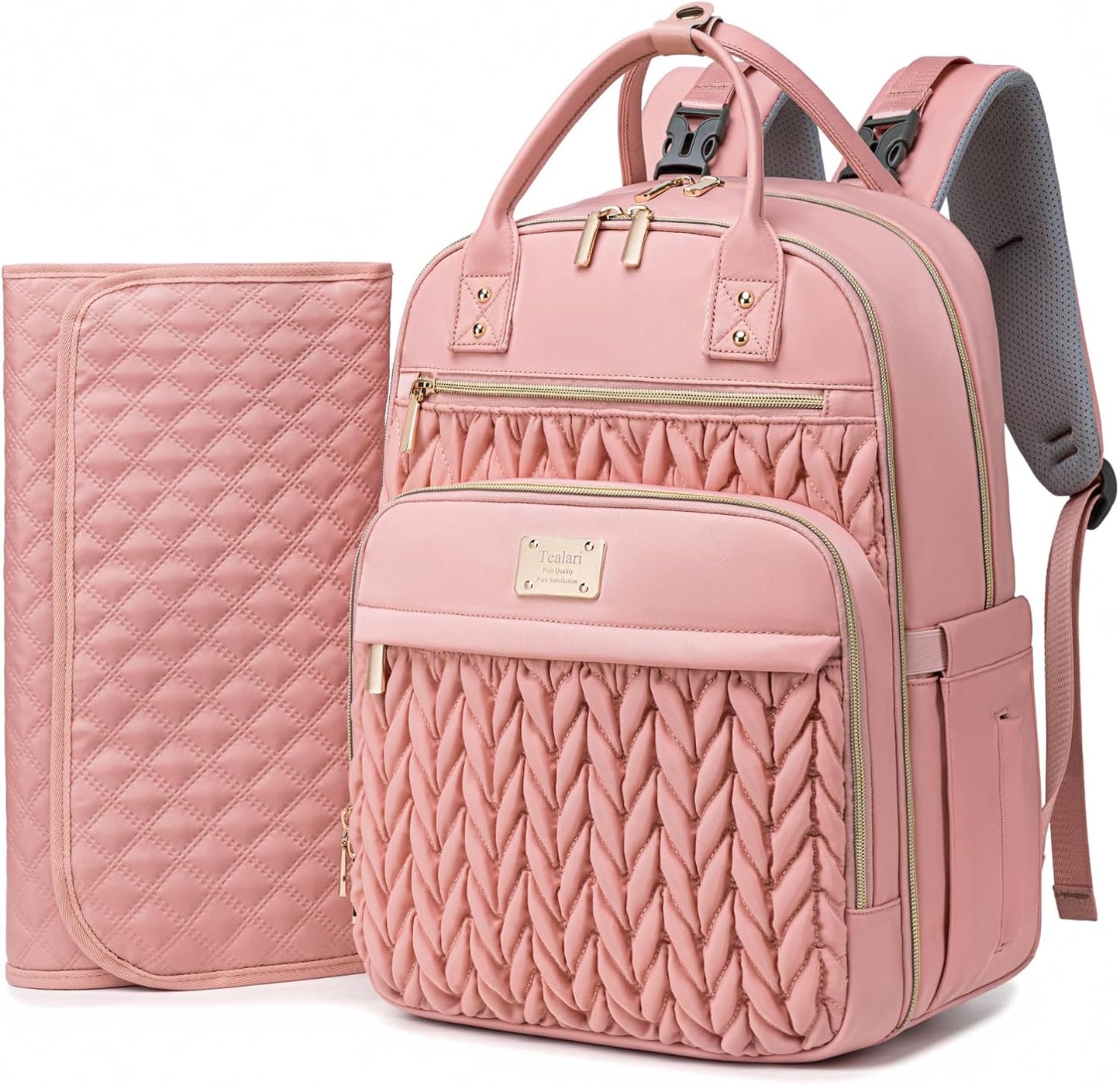 Stylish Baby Diaper Bag Backpack with Changing Pad and Pockets
