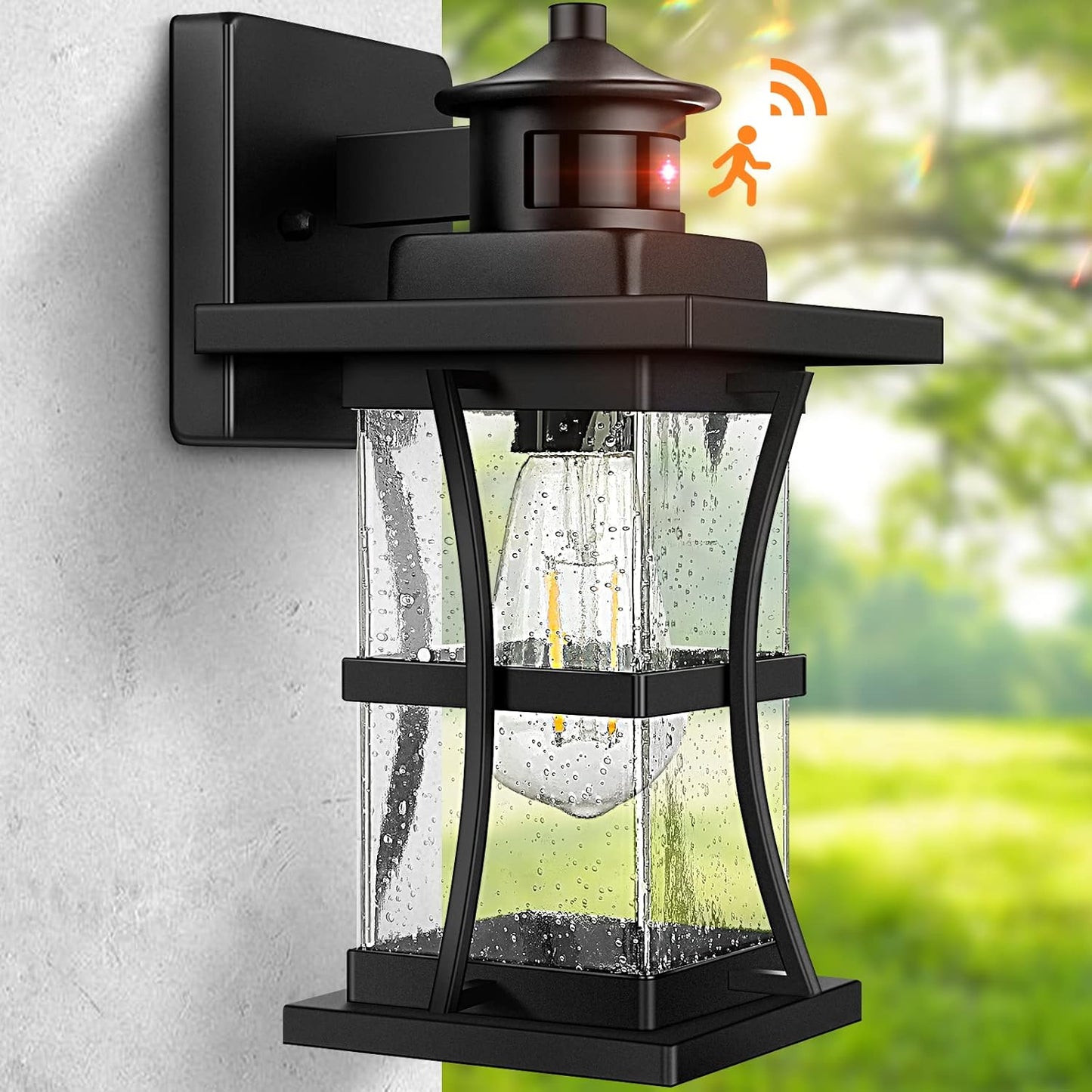 Motion Sensor Outdoor Wall Lights Fixture for Modern Homes