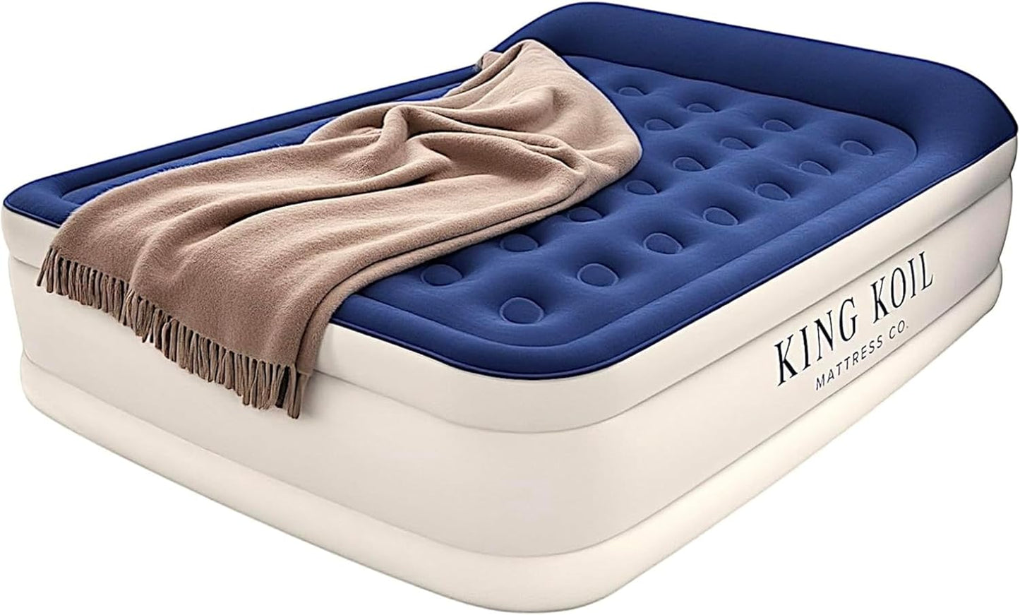 King Koil Luxury Full Size Air Mattress with Built-in Pump