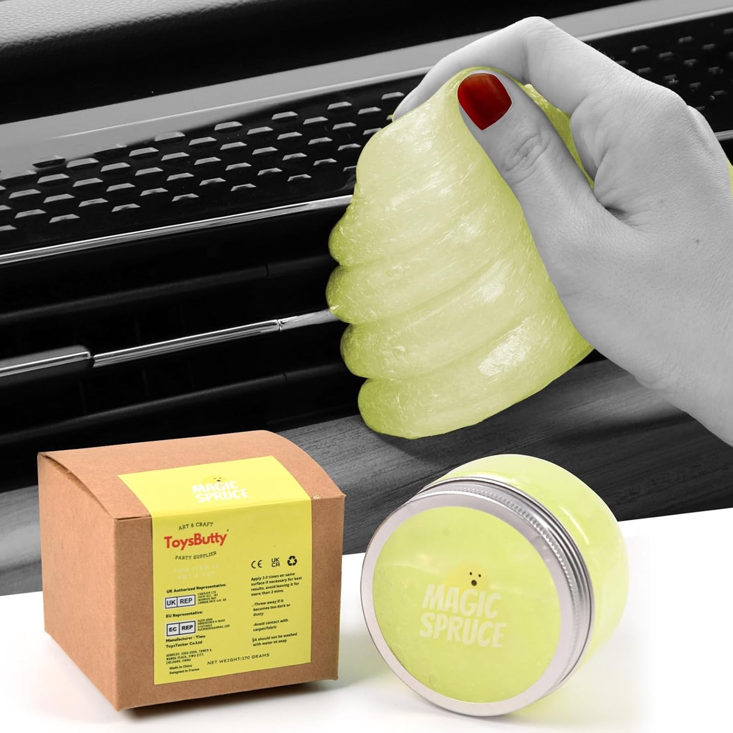 Universal Lemon Scented Cleaning Gel - ToysButty
