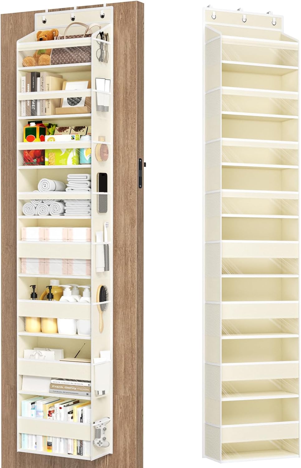 Over The Door Organizer with 8 Large Capacity Pockets for Storage