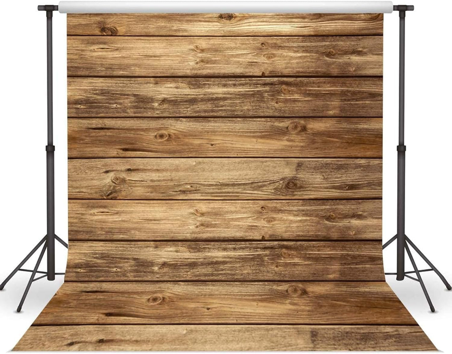 WOLADA 8x8FT Rustic Wood Wall Backdrop for Events and Photos