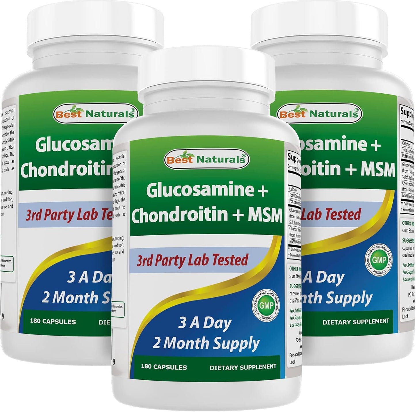 Glucosamine Chondroitin MSM Joint Supplements for Mobility