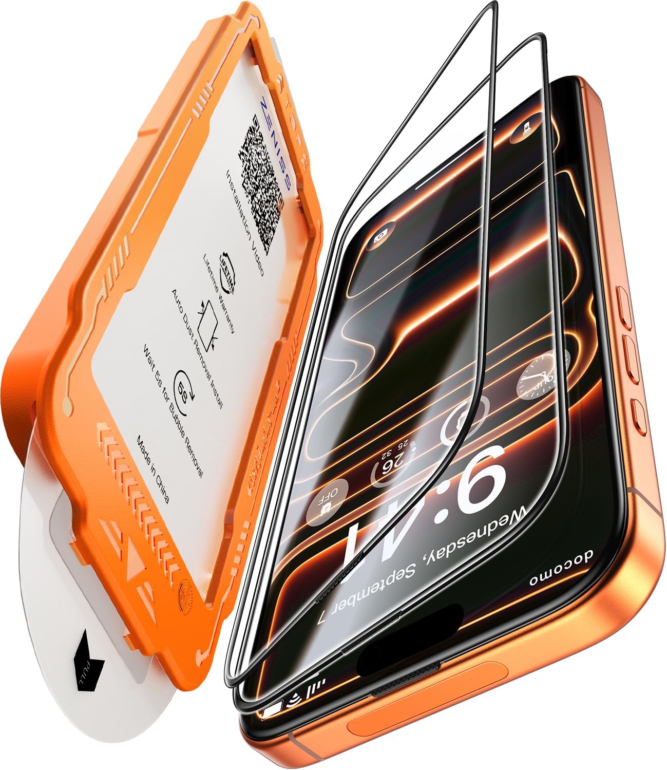 NeverBreak 9H+ Hardness iPhone 17 Pro Max Screen Protector