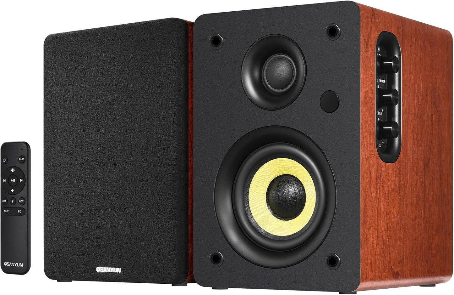 SW206 HiFi Bookshelf Speakers with Studio Mode and Remote Control