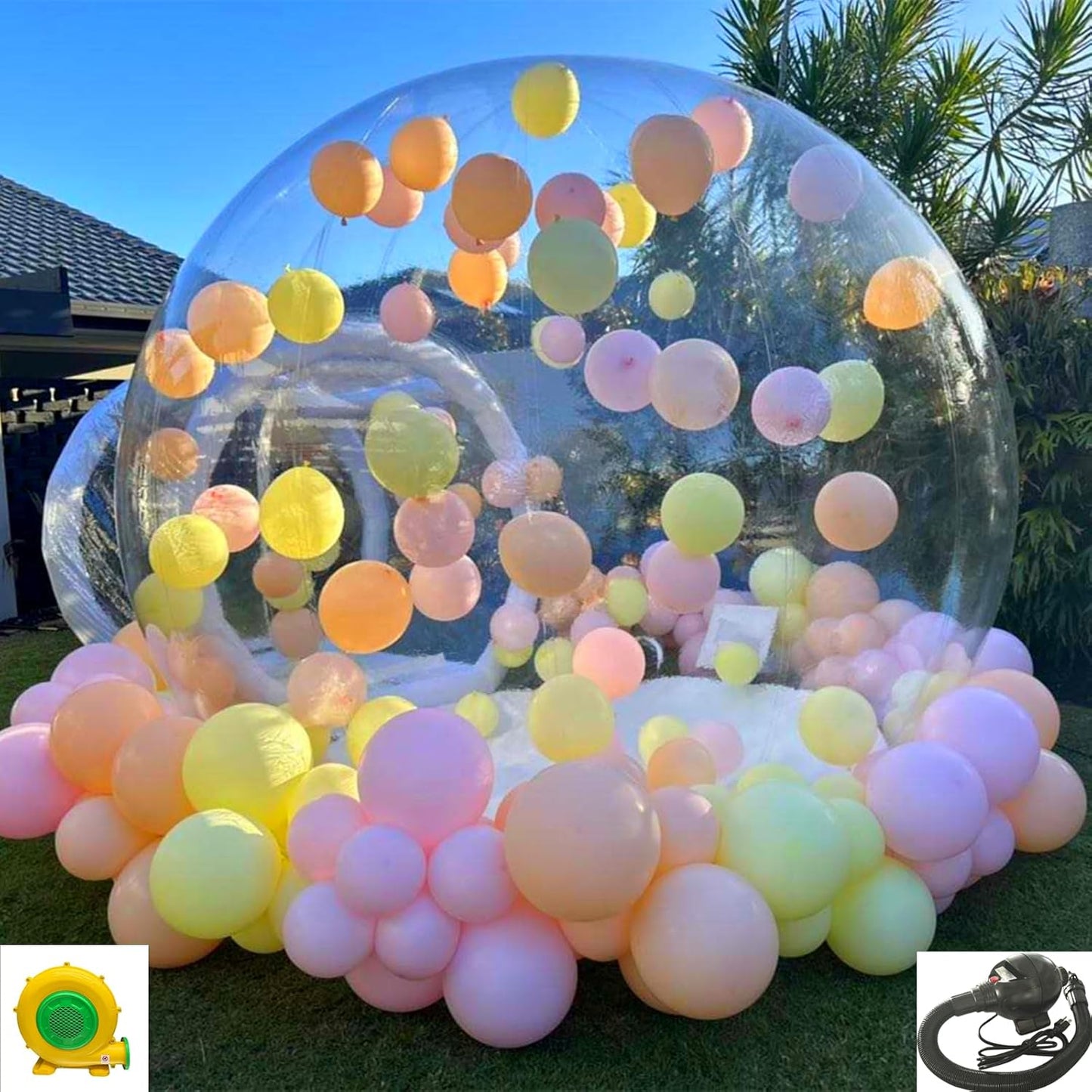 Crystal Dome Inflatable Tent - Outdoor Party Essential!