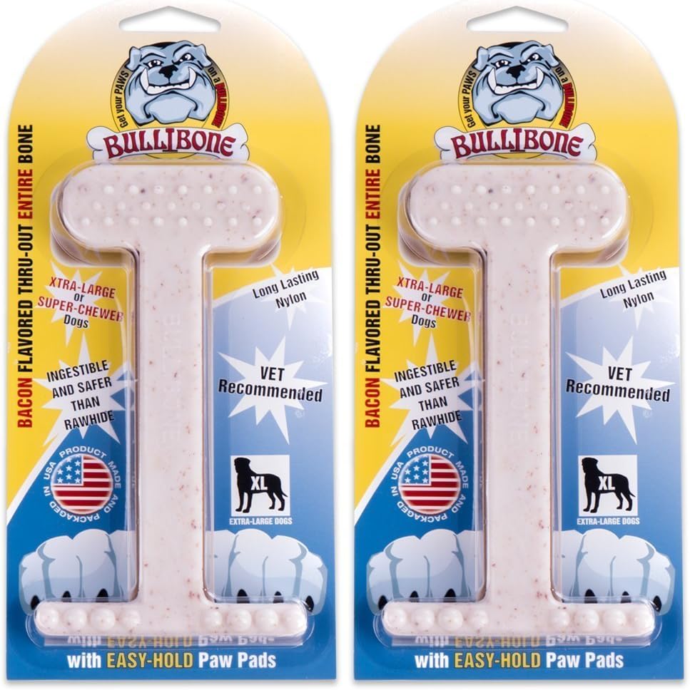 Bullibone Bacon Nylon Chew - Dental Safe