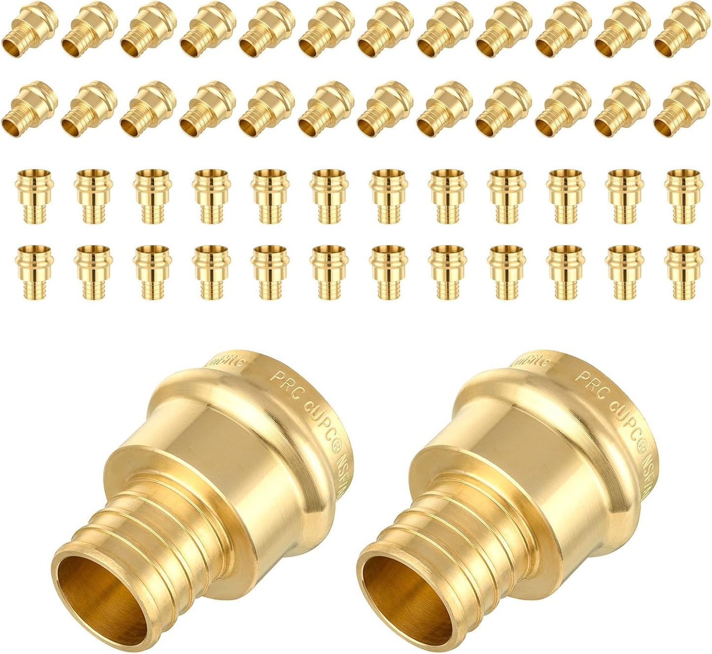 Pack of 50 Seelink 3/4in Press x 3/4in PEX Crimp Couplings
