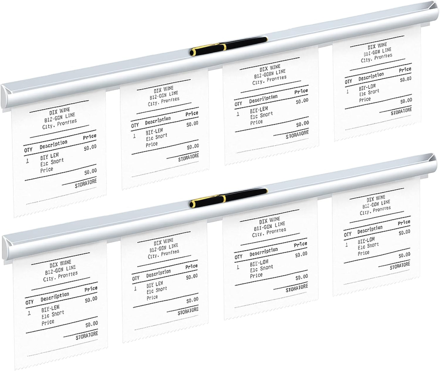 Henoyso Restaurant Ticket Holder Set for Efficient Organization