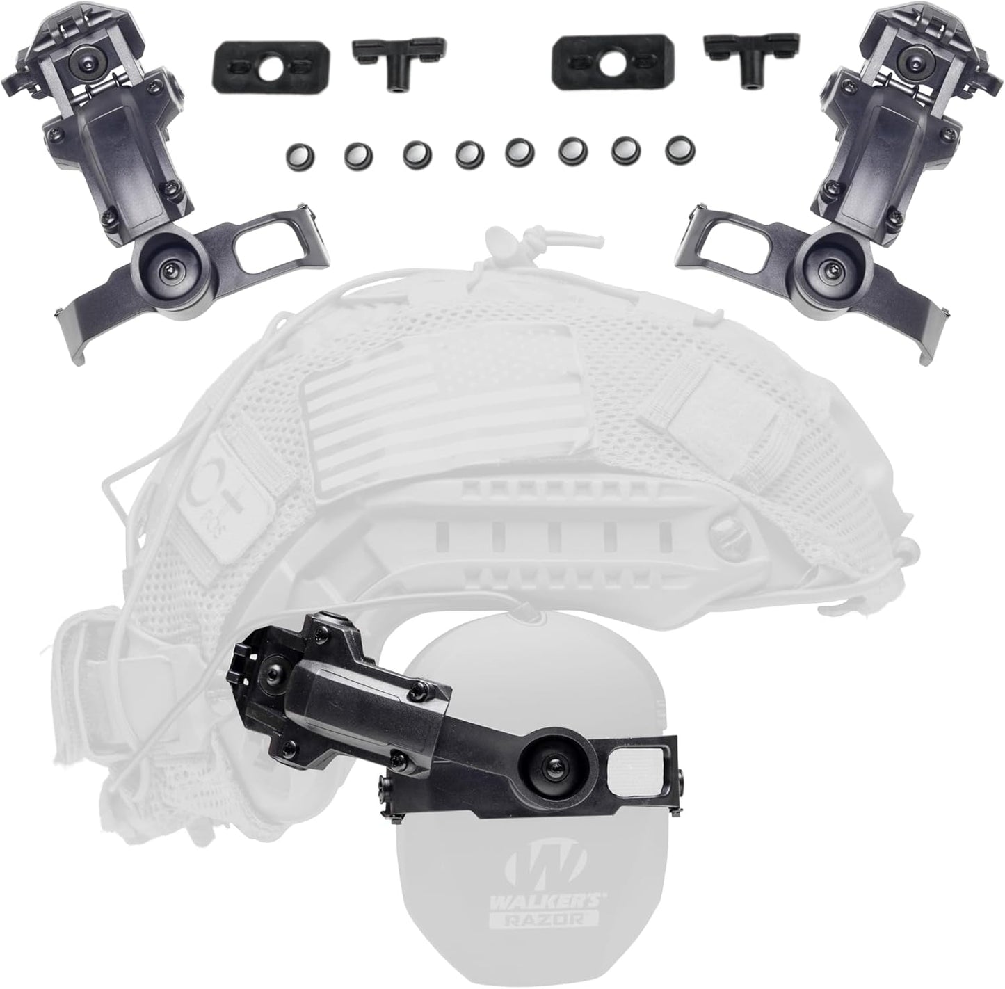 Tigrett ARC Rail Adapter for Helmets - Secure and Versatile Fit