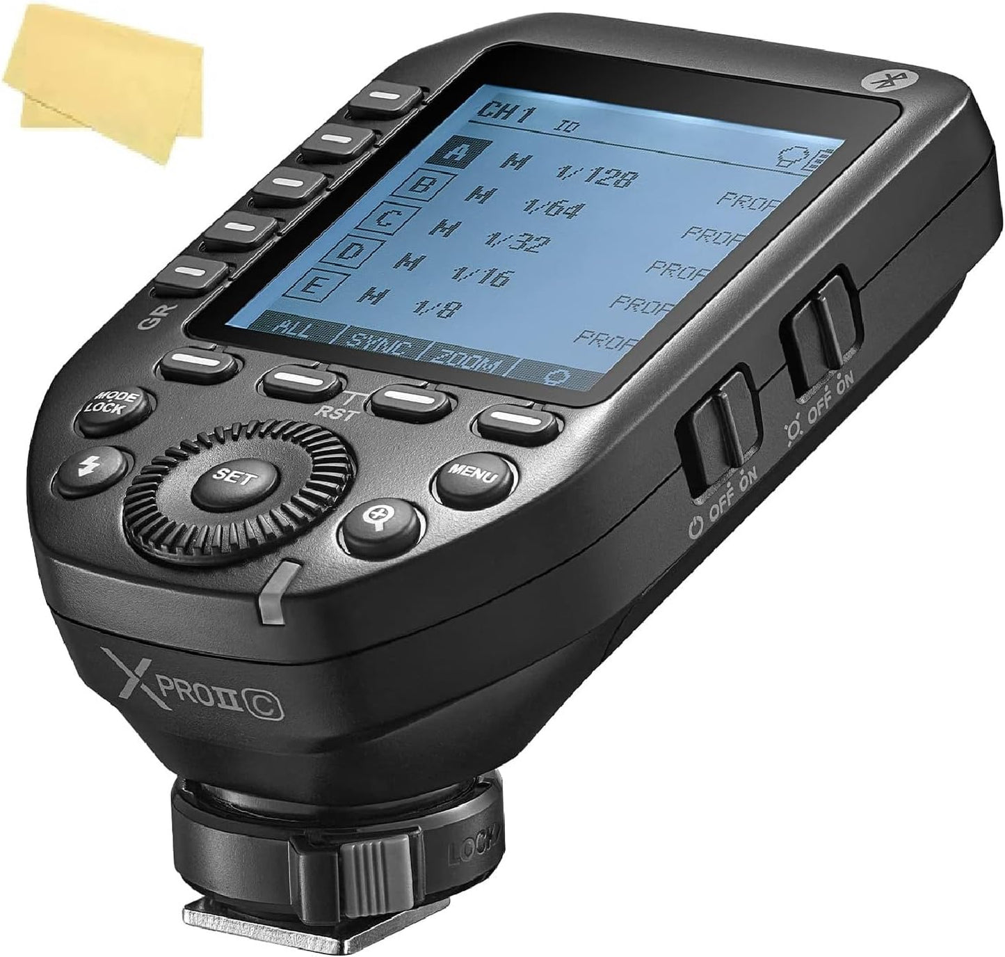 Godox XProII-C Flash Trigger: Fast HSS, Bluetooth, Hotshoe Lock