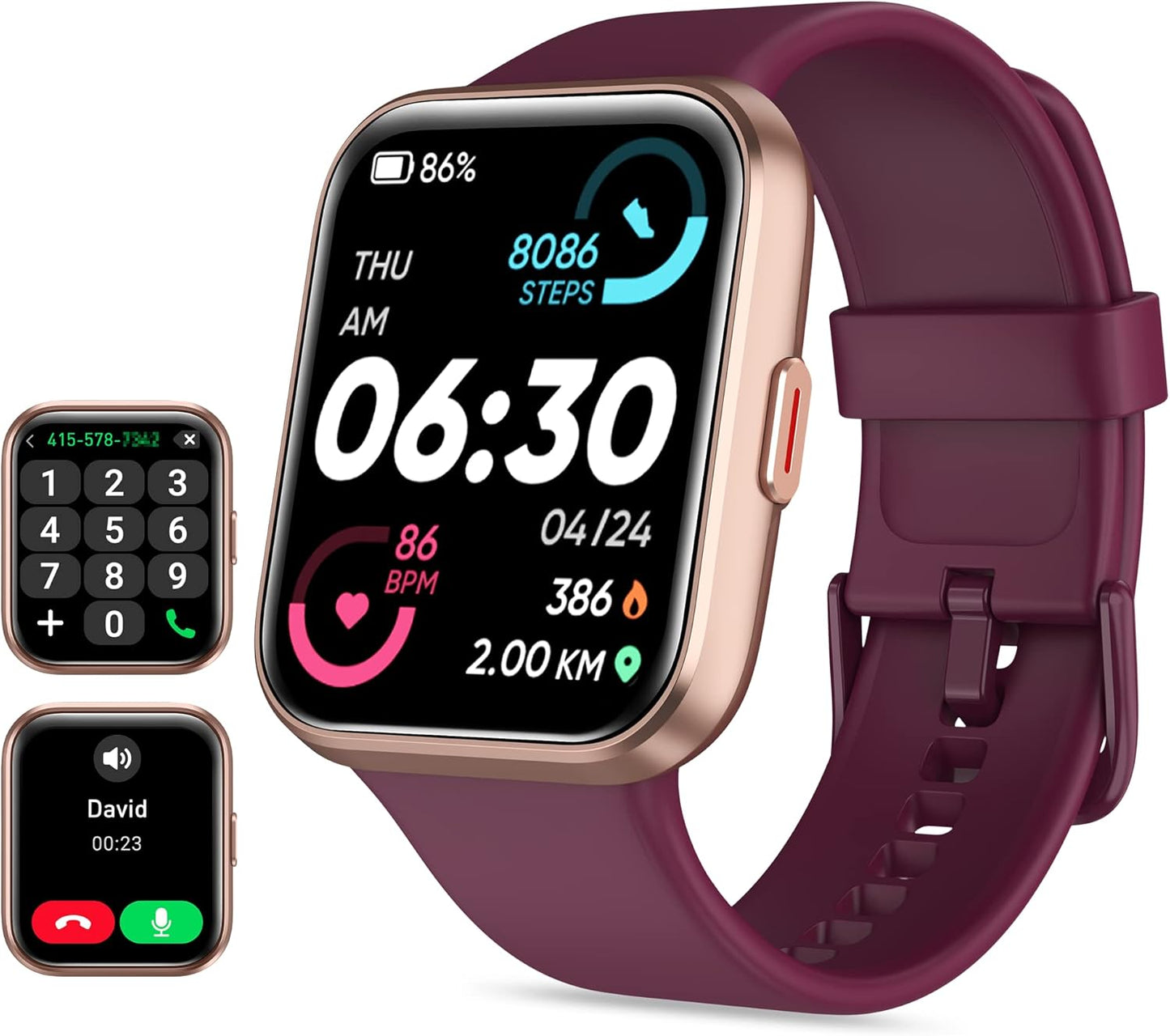 Tensky Smartwatch with Alexa & 60 Sports Modes