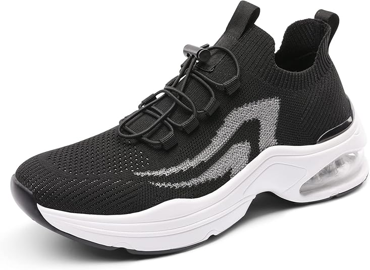 DREAM PAIRS Women's Walking Sneakers - Slip-on Air Cushion Shoes