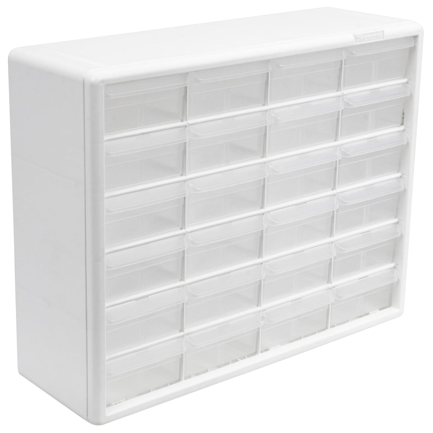 24-Drawer Plastic Storage Cabinet for Garage and Home Organization