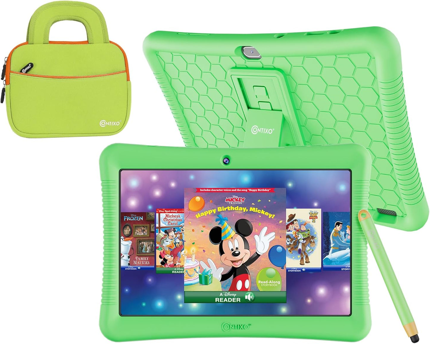 Contixo K102 10-Inch Kids Tablet Bundle with Disney eBooks