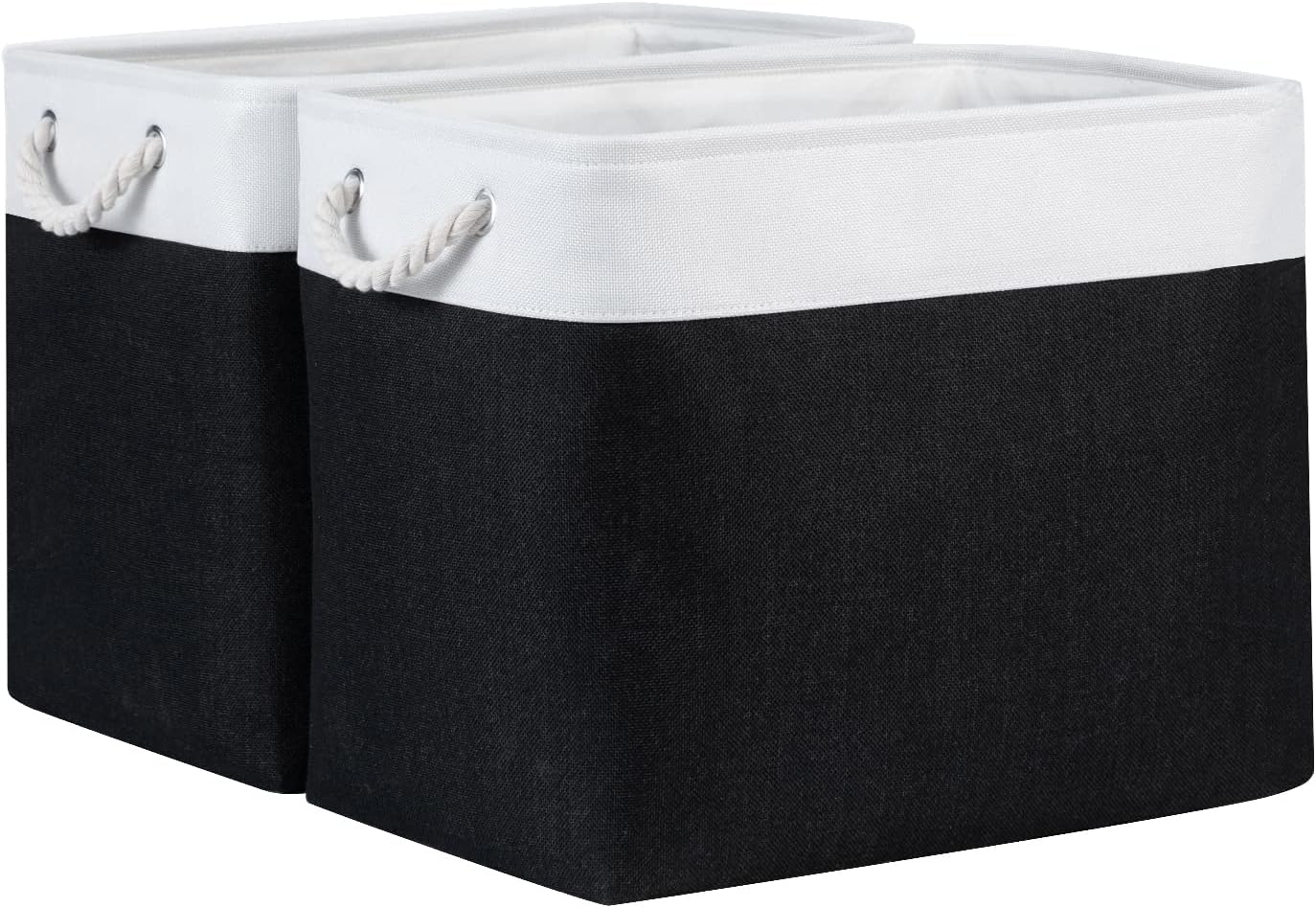 Extra Large Storage Bins for Clothes - Set of 2 Baskets