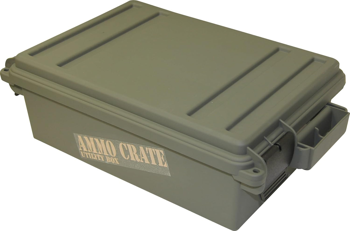 MTM ACR4-18 Ammo Crate | Carry 65lbs | Stackable & Secure | Water-Resistant | Army Green