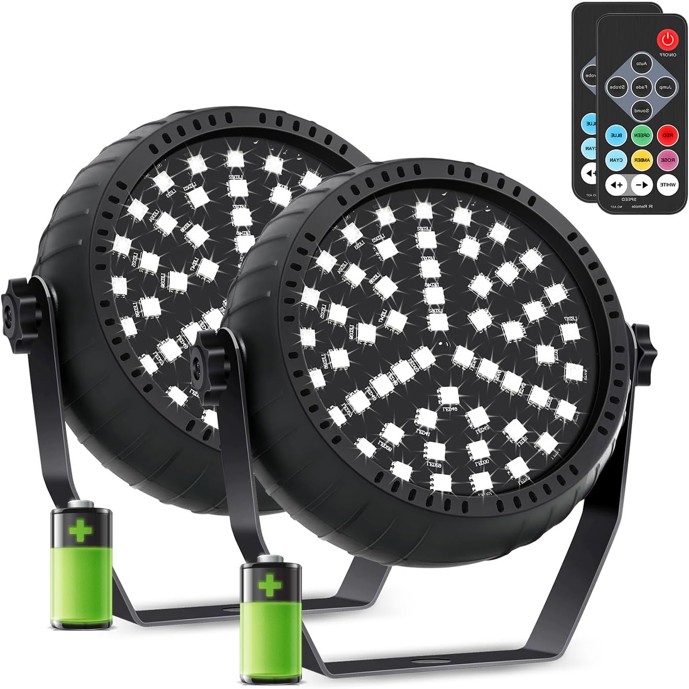 Rechargeable Strobe Lights for Parties - Wireless LED Fun