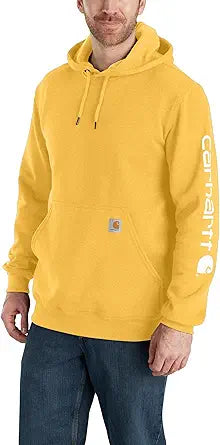 Carhartt Men's Loose Fit Midweight Logo Sleeve Graphic Sweatshirt