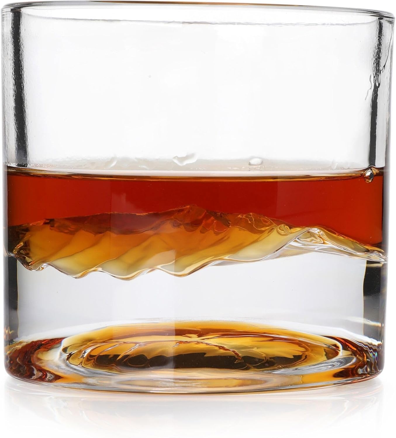 Smoky Mountain Heavy Crystal Whiskey Glasses Gift Set of 2