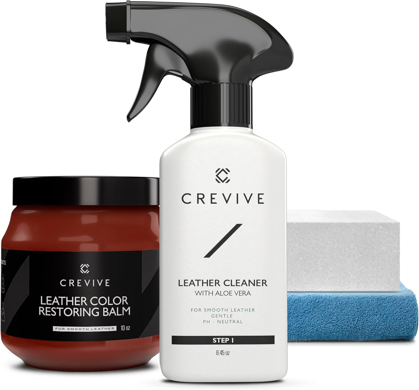 Leather Cleaner and Recoloring Balm for Couches and More
