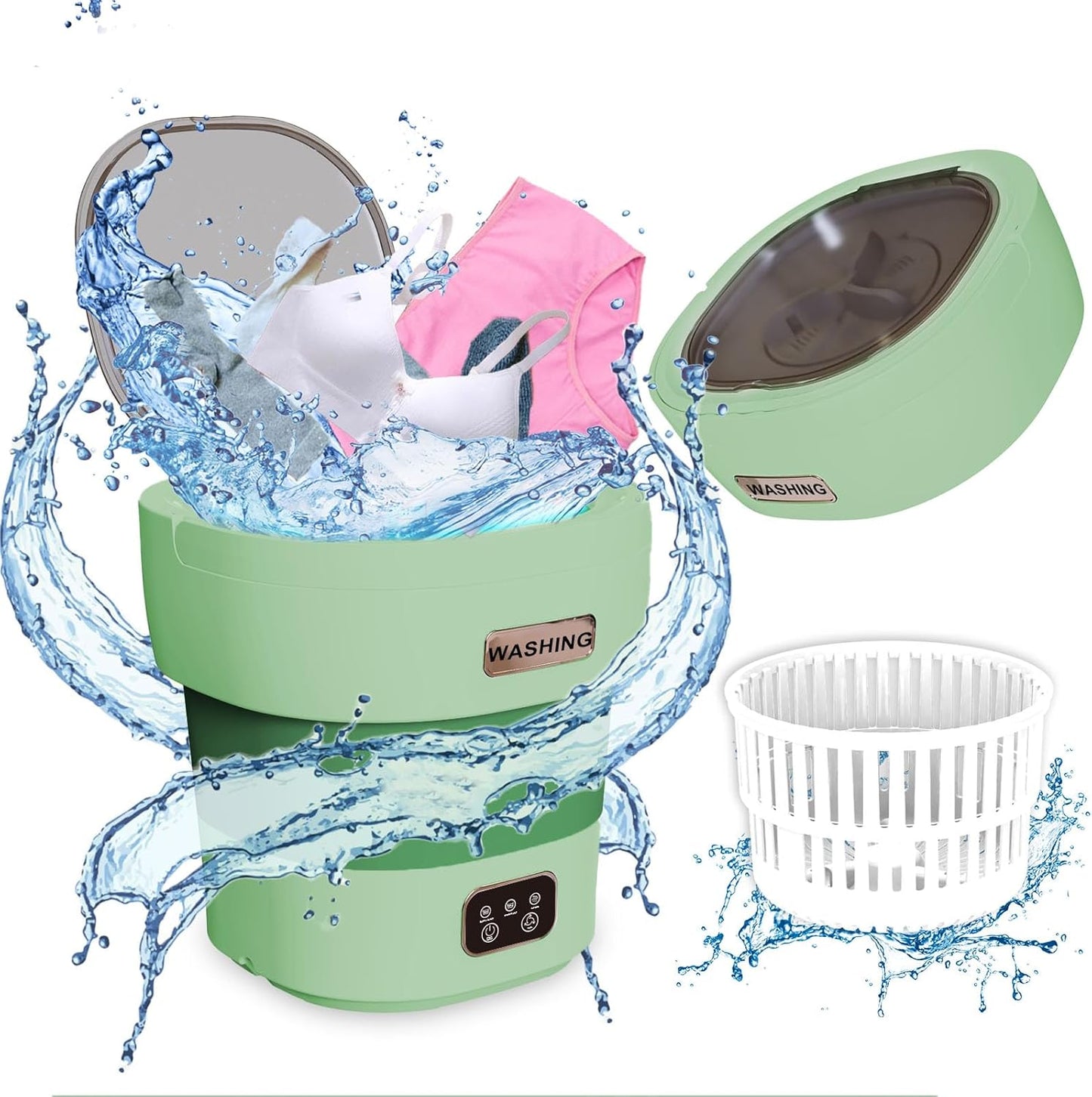 Compact Portable Washer Dryer Combo for Travelers & Small Spaces