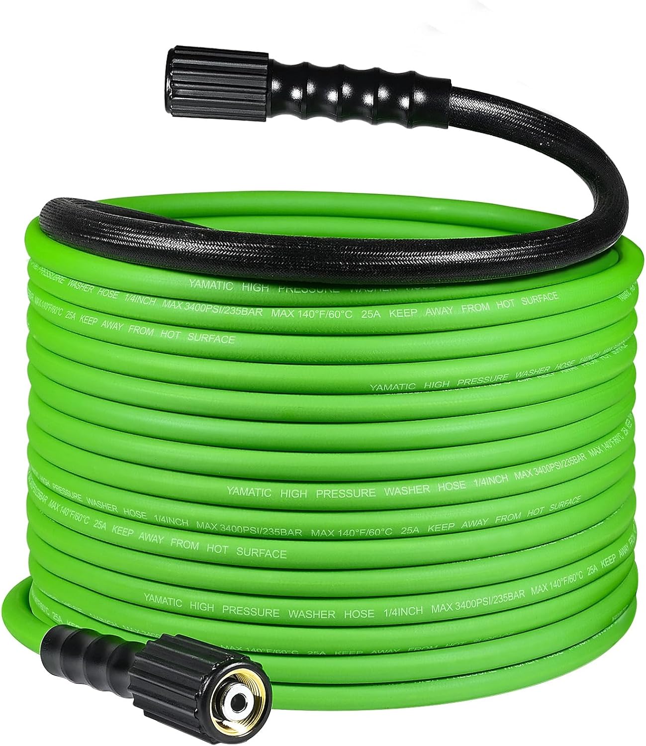 YAMATIC 50 FT 3400 PSI Flexible Pressure Washer Hose